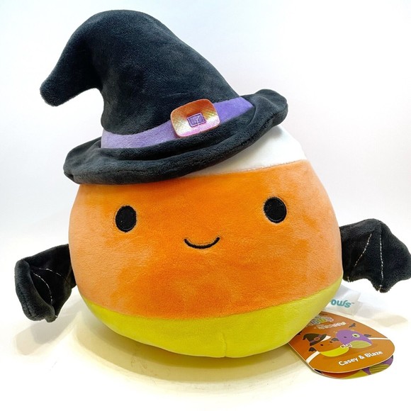 Squishmallows 8” Blaze And Casey Halloween Candy Corn Monster Flip-A-Mallows - Picture 5 of 9